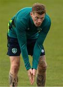 30 May 2022; James McClean during a Republic of Ireland training session at the FAI National Training Centre in Abbotstown, Dublin. Photo by Stephen McCarthy/Sportsfile