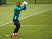 30 May 2022; Goalkeeper Gavin Bazunu during a Republic of Ireland training session at the FAI National Training Centre in Abbotstown, Dublin. Photo by Stephen McCarthy/Sportsfile
