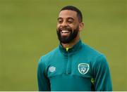 30 May 2022; CJ Hamilton during a Republic of Ireland training session at the FAI National Training Centre in Abbotstown, Dublin. Photo by Stephen McCarthy/Sportsfile