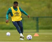 30 May 2022; Chiedozie Ogbene during a Republic of Ireland training session at the FAI National Training Centre in Abbotstown, Dublin. Photo by Stephen McCarthy/Sportsfile