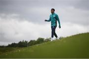 30 May 2022; Chiedozie Ogbene arrives for a Republic of Ireland training session at the FAI National Training Centre in Abbotstown, Dublin. Photo by Stephen McCarthy/Sportsfile