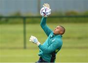 30 May 2022; Goalkeeper Gavin Bazunu during a Republic of Ireland training session at the FAI National Training Centre in Abbotstown, Dublin. Photo by Stephen McCarthy/Sportsfile