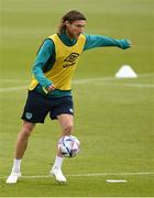 30 May 2022; Jeff Hendrick during a Republic of Ireland training session at the FAI National Training Centre in Abbotstown, Dublin. Photo by Stephen McCarthy/Sportsfile