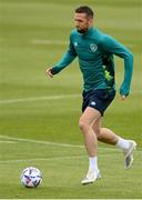 30 May 2022; Shane Duffy during a Republic of Ireland training session at the FAI National Training Centre in Abbotstown, Dublin. Photo by Stephen McCarthy/Sportsfile