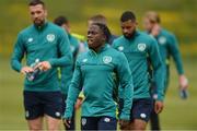 30 May 2022; Michael Obafemi during a Republic of Ireland training session at the FAI National Training Centre in Abbotstown, Dublin. Photo by Stephen McCarthy/Sportsfile