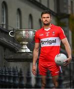 31 May 2022; Christopher McKaigue of Derry poses for a portrait during the launch of the GAA Football All Ireland Senior Championship Series in Dublin. Photo by Ramsey Cardy/Sportsfile