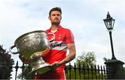 31 May 2022; Christopher McKaigue of Derry poses for a portrait during the launch of the GAA Football All Ireland Senior Championship Series in Dublin. Photo by Ramsey Cardy/Sportsfile