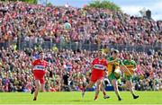29 May 2022; Shane O'Donnell of Donegal during the Ulster GAA Football Senior Championship Final between Derry and Donegal at St Tiernach's Park in Clones, Monaghan. Photo by Ramsey Cardy/Sportsfile
