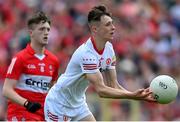 29 May 2022; Conan Devlin of Tyrone during the Electric Ireland Ulster GAA Football Minor Championship Final match between Derry and Tyrone at St Tiernach's Park in Clones, Monaghan. Photo by Ramsey Cardy/Sportsfile
