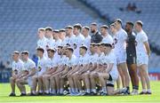 28 May 2022; Kildare players pose for their team photograph before the Leinster GAA Football Senior Championship Final match between Dublin and Kildare at Croke Park in Dublin. Photo by Stephen McCarthy/Sportsfile