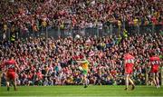 29 May 2022; Shane O'Donnell of Donegal during the Ulster GAA Football Senior Championship Final between Derry and Donegal at St Tiernach's Park in Clones, Monaghan. Photo by Stephen McCarthy/Sportsfile