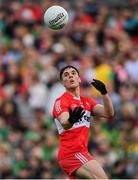 29 May 2022; Conor McCluskey of Derry during the Ulster GAA Football Senior Championship Final between Derry and Donegal at St Tiernach's Park in Clones, Monaghan. Photo by Stephen McCarthy/Sportsfile