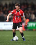 6 May 2022; Cameron McJannet of Derry City during the SSE Airtricity League Premier Division match between Derry City and Bohemians at The Ryan McBride Brandywell Stadium in Derry. Photo by Stephen McCarthy/Sportsfile