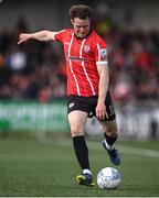 6 May 2022; Cameron McJannet of Derry City during the SSE Airtricity League Premier Division match between Derry City and Bohemians at The Ryan McBride Brandywell Stadium in Derry. Photo by Stephen McCarthy/Sportsfile