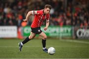6 May 2022; Cameron McJannet of Derry City during the SSE Airtricity League Premier Division match between Derry City and Bohemians at The Ryan McBride Brandywell Stadium in Derry. Photo by Stephen McCarthy/Sportsfile