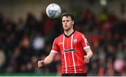 6 May 2022; Cameron McJannet of Derry City during the SSE Airtricity League Premier Division match between Derry City and Bohemians at The Ryan McBride Brandywell Stadium in Derry. Photo by Stephen McCarthy/Sportsfile