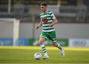 27 May 2022; Dylan Watts of Shamrock Rovers during the SSE Airtricity League Premier Division match between Shamrock Rovers and Shelbourne at Tallaght Stadium in Dublin. Photo by Eóin Noonan/Sportsfile