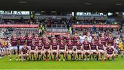 29 May 2022; Galway team before the Connacht GAA Football Senior Championship Final match between Galway and Roscommon at Pearse Stadium in Galway. Photo by Eóin Noonan/Sportsfile