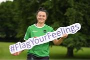 2 June 2022; Tiegan Ruddy of Peamount United during the SSE Airtricity WNL Well-Being Programme Launch at the FAI Headquarters in Abbotstown, Dublin. Photo by George Tewkesbury/Sportsfile
