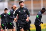 2 June 2022; Oisin McEntee during a Republic of Ireland U21's training session at Tallaght Stadium in Dublin. Photo by Ben McShane/Sportsfile