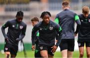 2 June 2022; Tayo Adaramola during a Republic of Ireland U21's training session at Tallaght Stadium in Dublin. Photo by Ben McShane/Sportsfile