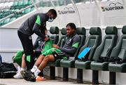 2 June 2022; Tayo Adaramola before a Republic of Ireland U21's training session at Tallaght Stadium in Dublin. Photo by Ben McShane/Sportsfile