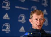 3 June 2022; Head coach Leo Cullen during a Leinster Rugby Press Conference at the RDS Arena in Dublin. Photo by Harry Murphy/Sportsfile
