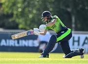 3 June 2022; Gaby Lewis of Ireland plays a shot during the Women's T20 International match between Ireland and South Africa at Pembroke Cricket Club in Dublin. Photo by Sam Barnes/Sportsfile