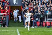 3 Jne 2022; John Cooney runs out for his 100th Cap during the Rugby Championship Quarter-Final between Ulster and Munster at Kingspan Stadium in Belfast. Photo by John Dickson/Sportsfile