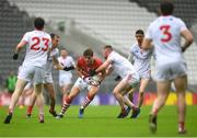 4 June 2022; Ian Maguire of Cork in action against Niall Sharkey of Louth during the GAA Football All-Ireland Senior Championship Round 1 match between Cork and Louth at Páirc Ui Chaoimh in Cork. Photo by Eóin Noonan/Sportsfile