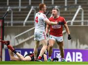 4 June 2022; Brian Hurley of Cork celebrates after scoring his side's first goal during the GAA Football All-Ireland Senior Championship Round 1 match between Cork and Louth at Páirc Ui Chaoimh in Cork. Photo by Eóin Noonan/Sportsfile