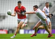 4 June 2022; Rory Maguire of Cork in action against Tommy Durnin of Louth during the GAA Football All-Ireland Senior Championship Round 1 match between Cork and Louth at Páirc Ui Chaoimh in Cork. Photo by Eóin Noonan/Sportsfile