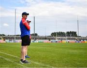 4 June 2022; New York manager Johnny McGeeney during the Tailteann Cup Quarter-Final match between Offaly and New York at O'Connor Park in Tullamore, Offaly. Photo by David Fitzgerald/Sportsfile