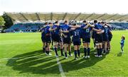 4 June 2022; Leinster players huddles as Saoirse Cronin looks on during the United Rugby Championship Quarter-Final match between Leinster and Glasgow Warriors at RDS Arena in Dublin. Photo by Harry Murphy/Sportsfile