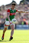 4 June 2022; Cillian O'Connor of Mayo during the GAA Football All-Ireland Senior Championship Round 1 match between Mayo and Monaghan at Hastings Insurance MacHale Park in Castlebar, Mayo. Photo by Piaras Ó Mídheach/Sportsfile