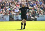 4 June 2022; Referee Barry Cassidy during the GAA Football All-Ireland Senior Championship Round 1 match between Mayo and Monaghan at Hastings Insurance MacHale Park in Castlebar, Mayo. Photo by Piaras Ó Mídheach/Sportsfile