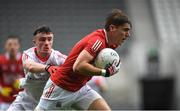 4 June 2022; Colm O'Callaghan of Cork in action against Daire Kelly of Louth during the GAA Football All-Ireland Senior Championship Round 1 match between Cork and Louth at Páirc Ui Chaoimh in Cork. Photo by Eóin Noonan/Sportsfile