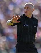 4 June 2022; Referee Barry Cassidy during the GAA Football All-Ireland Senior Championship Round 1 match between Mayo and Monaghan at Hastings Insurance MacHale Park in Castlebar, Mayo. Photo by Piaras Ó Mídheach/Sportsfile