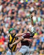 4 June 2022; Daithí Burke of Galway and Martin Keoghan of Kilkenny during the Leinster GAA Hurling Senior Championship Final match between Galway and Kilkenny at Croke Park in Dublin. Photo by Ramsey Cardy/Sportsfile