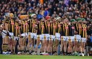 4 June 2022; The Kilkenny players before the Leinster GAA Hurling Senior Championship Final match between Galway and Kilkenny at Croke Park in Dublin. Photo by Ray McManus/Sportsfile