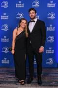 4 June 2022; On arrival at the Leinster Rugby Awards Ball are Caelan Doris and Ellen Gallagher. The Leinster Rugby Awards Ball, which took place at the Clayton Burlington Hotel in Dublin, was a celebration of the 2021/22 Leinster Rugby season to date. Photo by Harry Murphy/Sportsfile