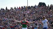 4 June 2022; Spectators during the GAA Football All-Ireland Senior Championship Round 1 match between Mayo and Monaghan at Hastings Insurance MacHale Park in Castlebar, Mayo. Photo by Piaras Ó Mídheach/Sportsfile