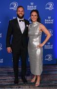 4 June 2022; On arrival at the Leinster Rugby Awards Ball are Jamison Gibson-Park and Patti Grogan. The Leinster Rugby Awards Ball, which took place at the Clayton Burlington Hotel in Dublin, was a celebration of the 2021/22 Leinster Rugby season to date. Photo by Harry Murphy/Sportsfile