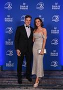 4 June 2022; On arrival at the Leinster Rugby Awards Ball are Josh van der Flier and Sophie de Patoul. The Leinster Rugby Awards Ball, which took place at the Clayton Burlington Hotel in Dublin, was a celebration of the 2021/22 Leinster Rugby season to date. Photo by Harry Murphy/Sportsfile