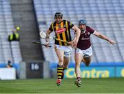 4 June 2022; Walter Walsh of Kilkenny is tackled by Conor Cooney of Galway during the Leinster GAA Hurling Senior Championship Final match between Galway and Kilkenny at Croke Park in Dublin. Photo by Ray McManus/Sportsfile