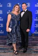4 June 2022; On arrival at the Leinster Rugby Awards Ball are Michelle McDonnell and Mark Murphy. The Leinster Rugby Awards Ball, which took place at the Clayton Burlington Hotel in Dublin, was a celebration of the 2021/22 Leinster Rugby season to date. Photo by Harry Murphy/Sportsfile