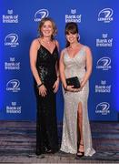 4 June 2022; On arrival at the Leinster Rugby Awards Ball are Linda Beatty, left, and Sharon Woods. The Leinster Rugby Awards Ball, which took place at the Clayton Burlington Hotel in Dublin, was a celebration of the 2021/22 Leinster Rugby season to date. Photo by Harry Murphy/Sportsfile