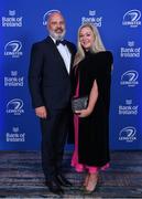 4 June 2022; On arrival at the Leinster Rugby Awards Ball are John and Eimear Perry. The Leinster Rugby Awards Ball, which took place at the Clayton Burlington Hotel in Dublin, was a celebration of the 2021/22 Leinster Rugby season to date. Photo by Harry Murphy/Sportsfile  Photo by Brendan Moran/Sportsfile