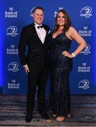 4 June 2022; On arrival at the Leinster Rugby Awards Ball are Keith  Kilduff and Lisa McEntee. The Leinster Rugby Awards Ball, which took place at the Clayton Burlington Hotel in Dublin, was a celebration of the 2021/22 Leinster Rugby season to date. Photo by Harry Murphy/Sportsfile