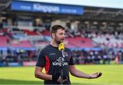 3 June 2022; Ulster captain Iain Henderson before the United Rugby Championship Quarter-Final match between Ulster and Munster at Kingspan Stadium in Belfast. Photo by Ben McShane/Sportsfile